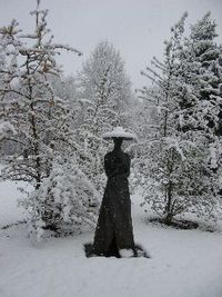 Schnee Wetterfrau